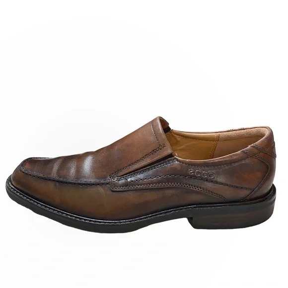 Ecco | Shoes | Ecco Mens Windsor Brown Leather Loafer Dress  display picture 3